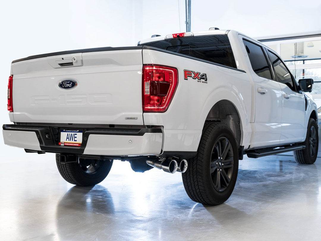 AWE 0FG Dual Side Exit Exhaust for &
