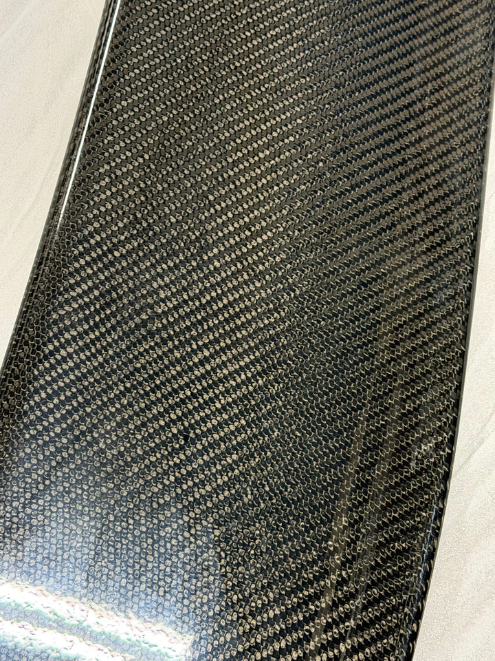 Actual outlet unit SPOILER-177-BKCF-C-54 - uneven weave and light surface marks