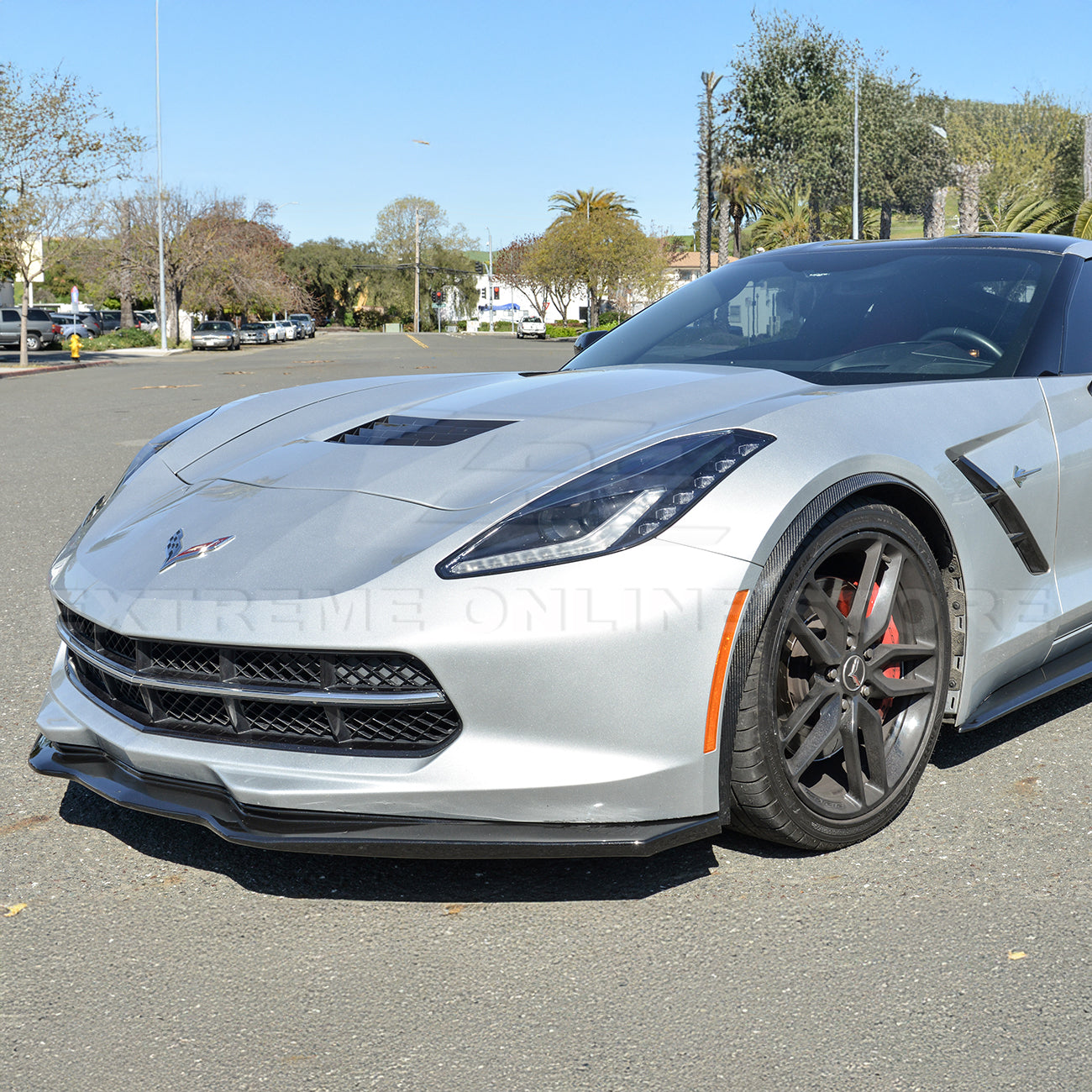 Chevrolet Corvette C7 Stage 2 Central Front Splitter