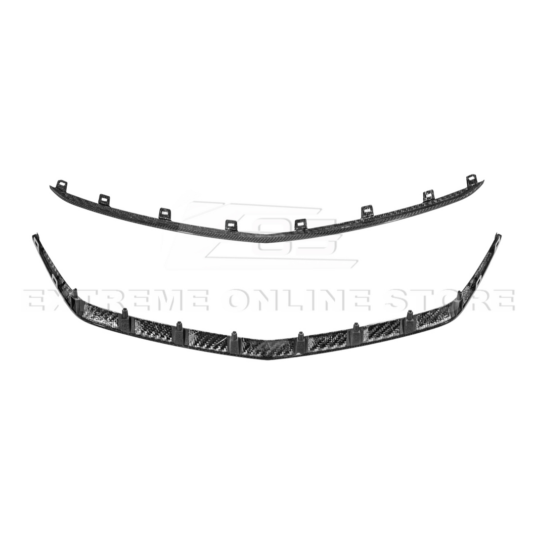2025-Up Cadillac CT5-V Blackwing DRY CARBON FIBER Front Upper &amp; Lower Grille Trim