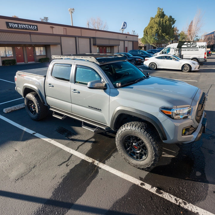 WELLvisors 2016-2023 For Tacoma Double Cab Window Visors Rain Sun Deflectors