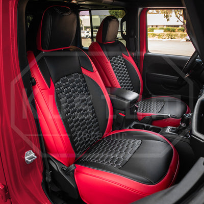 2018-Up Jeep Wrangler JL Custom Leather Seat Covers