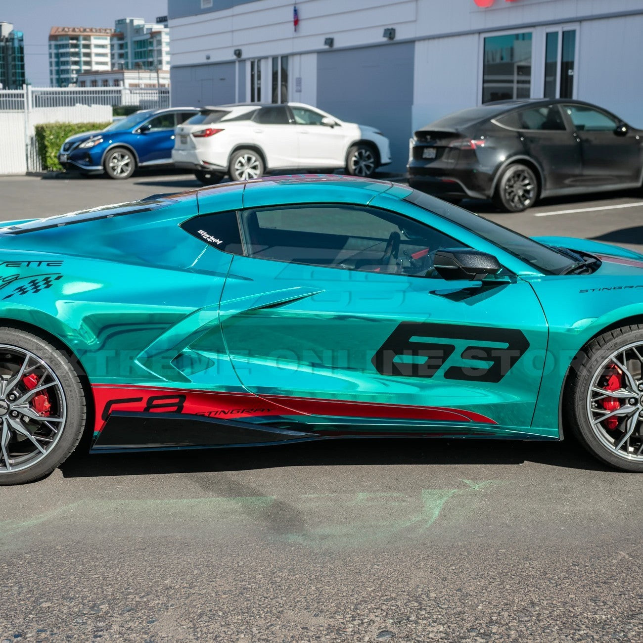 2020-Up Corvette C8 | 5VM 2Pcs Side Skirts Rocker Panel – Extreme ...