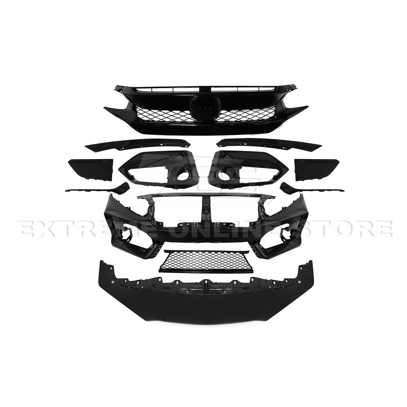 2016-21 Honda Civic JDM Type-R Conversion Front Bumper Kit