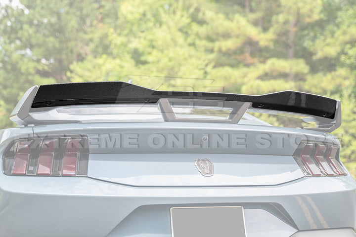 2024+ Ford Mustang Darkhorse DRY CARBON FIBER Rear Gurney Spoiler