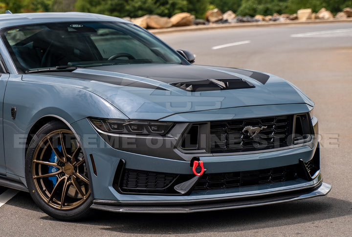 2024+ Ford Mustang Dark Horse DRY CARBON FIBER Front Splitter