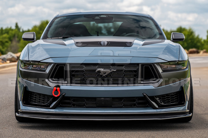 2024+ Ford Mustang Dark Horse DRY CARBON FIBER Front Splitter
