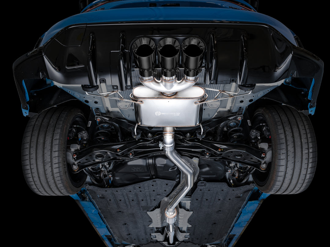 AWE Touring Edition Exhaust for FL5 Civic Type R - Triple Diamond Black Tips