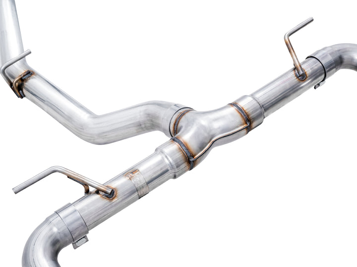 AWE Track Edition Exhaust for Subaru BRZ / Toyota GR86 / Toyota 86 / Scion FR-S - Chrome Silver Tips