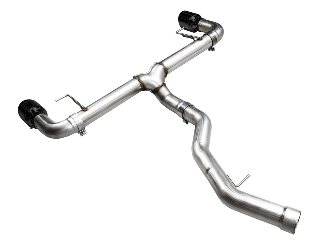 AWE Track Edition Axleback Exhaust for BMW G2X 330i/430i - Diamond Black