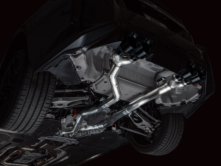 AWE Track Edition Exhaust for BMW G87 M2 - Diamond Black Tips