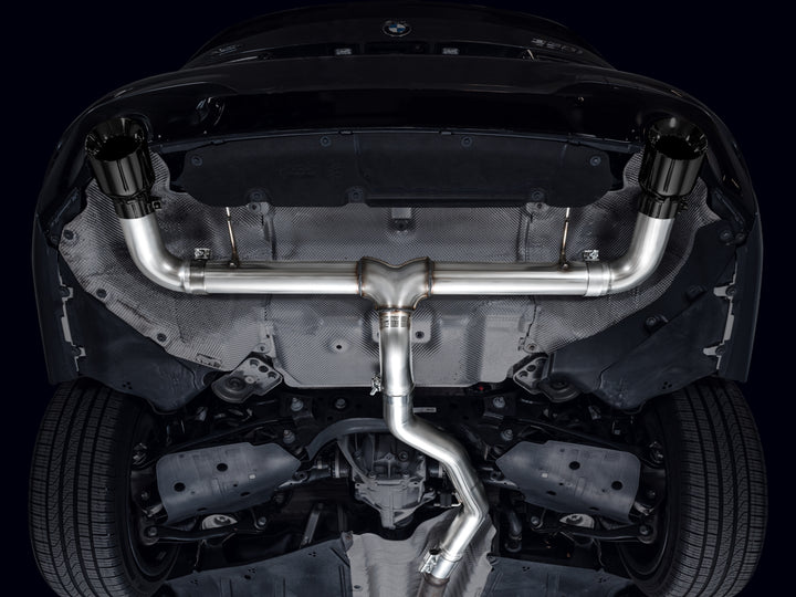 AWE Track Edition Axleback Exhaust for BMW G2X 330i/430i - Diamond Black