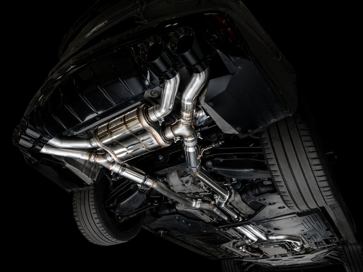 AWE SwitchPath™ Exhaust for Cadillac CT4-V Blackwing - Diamond Black Tips