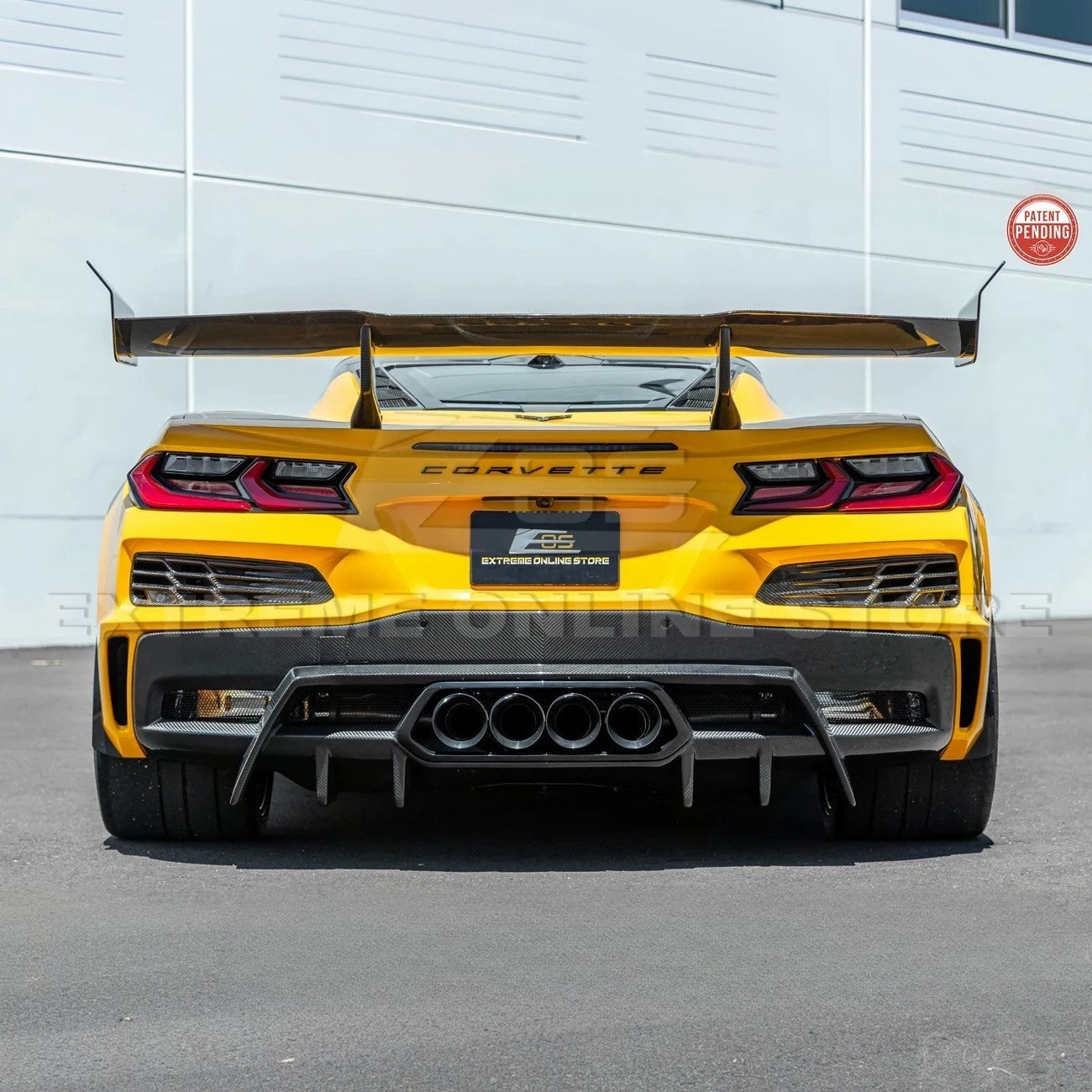 2020-Up Corvette C8 Z06 Z07 Package | ZR1 Style Rear Wing Spoiler