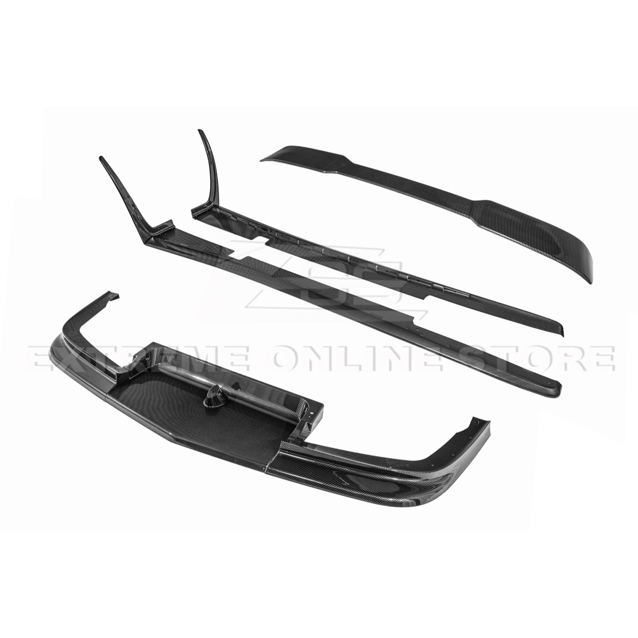 1997-04 Corvette C5 ZR1 Front Vented Lip Side Skirts Rear Spoiler