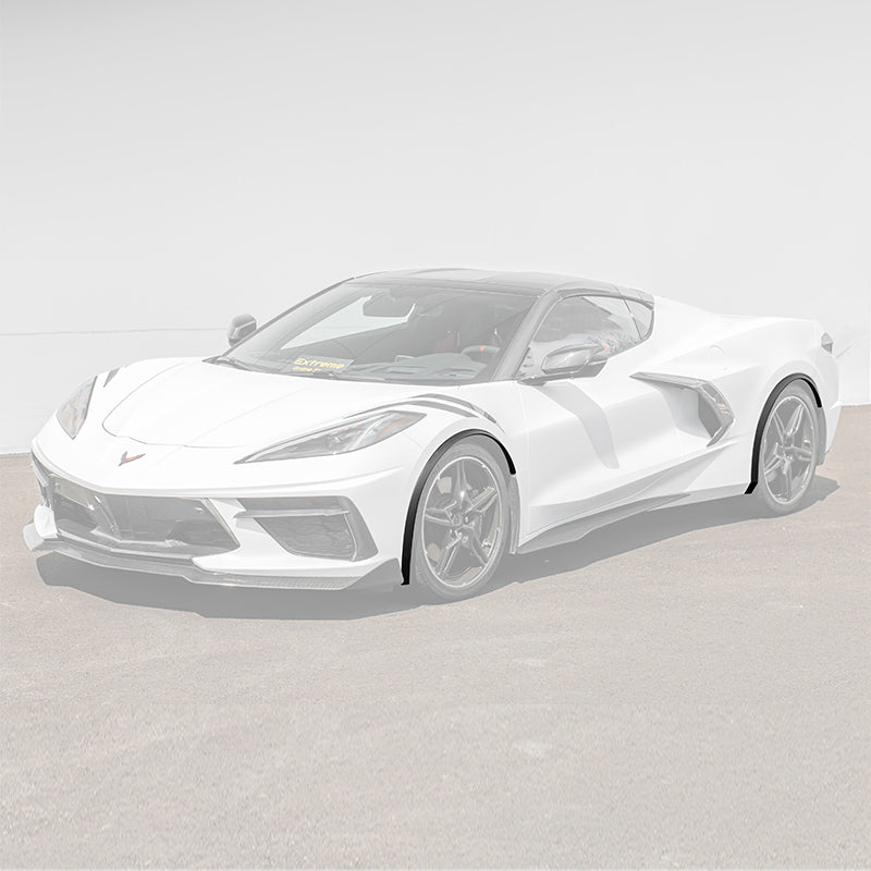 Chevrolet Corvette C8 DRY CARBON FIBER Side Wheel Fender