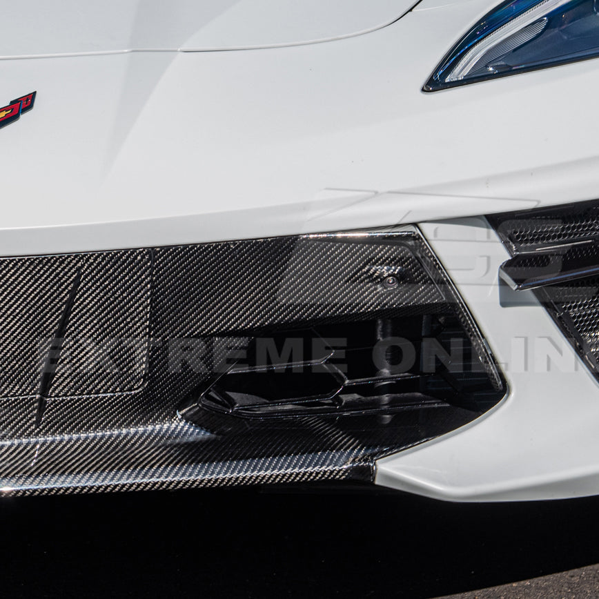 Chevrolet Corvette C8 DRY CARBON FIBER Fascia Panel Grille Cover
