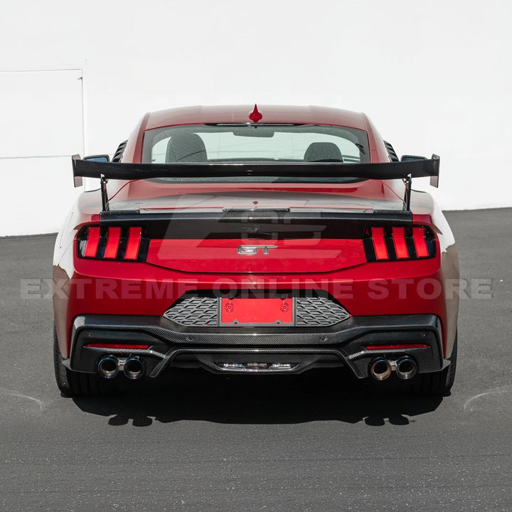 2024+ Ford Mustang V2 Package Carbon Fiber Rear Bumper Diffuser