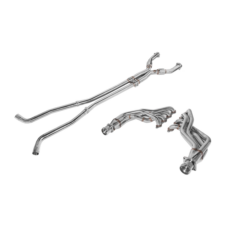 2009-2014 Cadillac CTS-V Long Tube Headers &amp; Resonated Mid Pipe