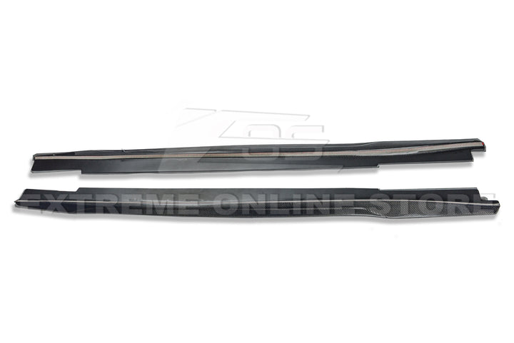 2016-19 Cadillac CTS-V Carbon Fiber Front Splitter Wheel Arch&amp; Side Skirts Rockerst