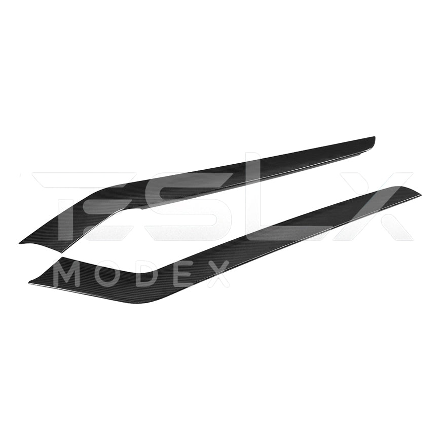 2020-23 Tesla Model 3 &amp; 20-25Y Carbon Fiber Interior Center Console Shift Sides