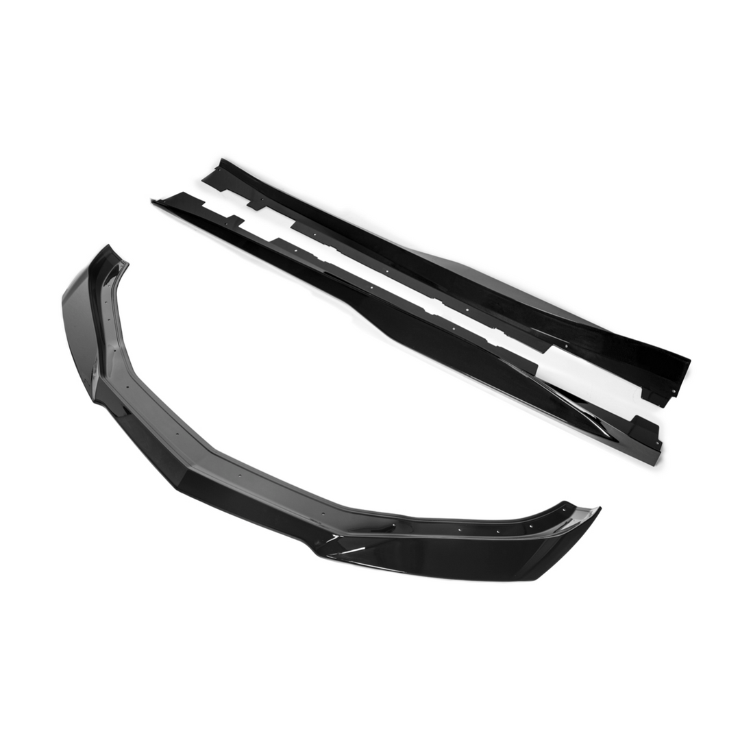 2016-18 Camaro LT LS RS l ZL1 Style Front Lip Splitter &amp; Side Skirt