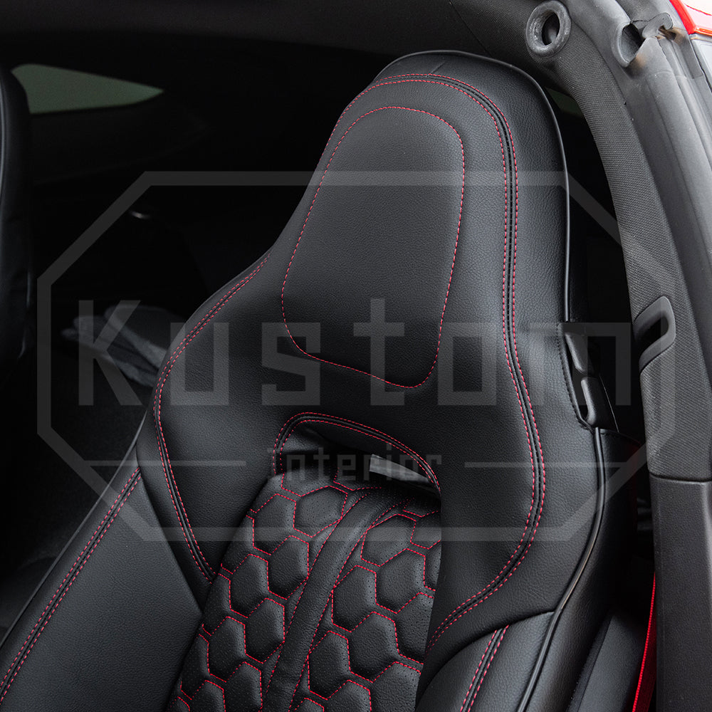 Chevrolet Corvette C7 Custom Leather Seat Covers