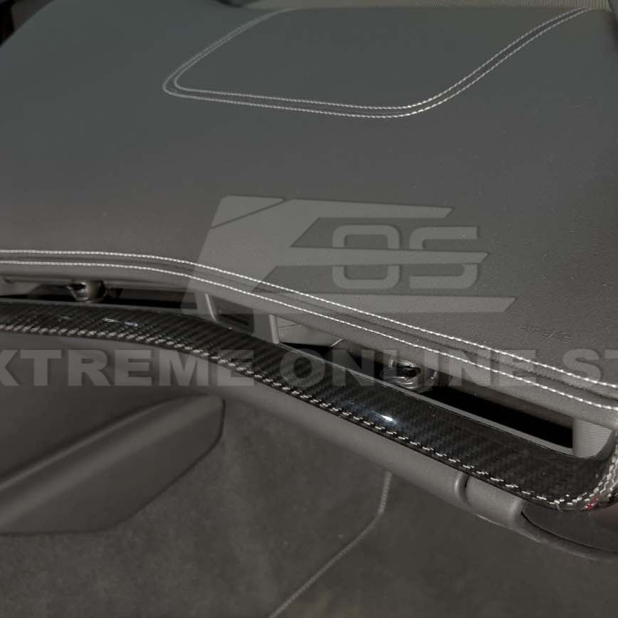 Corvette C8 DRY CARBON FIBER Dash Trim
