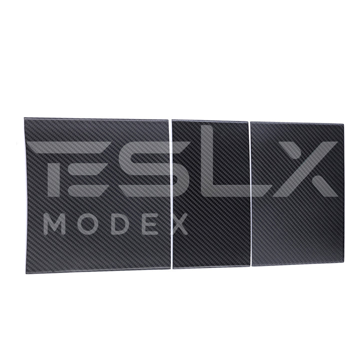 2024-Up Tesla Model 3, 2025-Up Model Y Carbon Fiber Interior Central Storage Box Cover