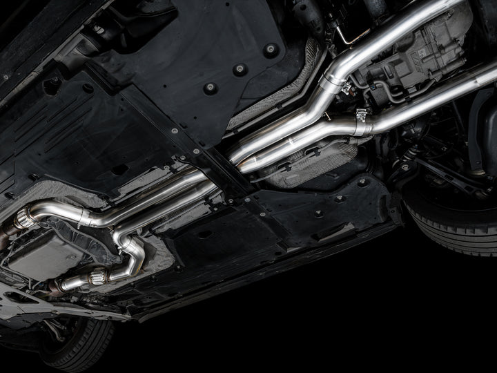 AWE SwitchPath™ Exhaust for Cadillac CT4-V Blackwing - Chrome Silver Tips