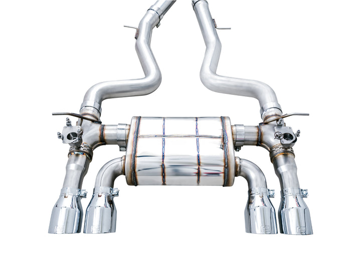 AWE SwitchPath™ Catback Exhaust for BMW F8X M3/M4 - Chrome Silver