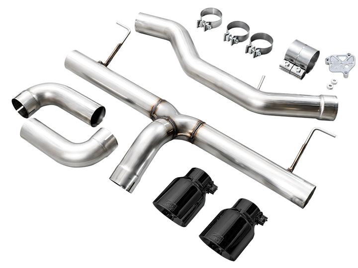 AWE Track Edition Axleback Exhaust for BMW G2X 330i/430i - Diamond Black