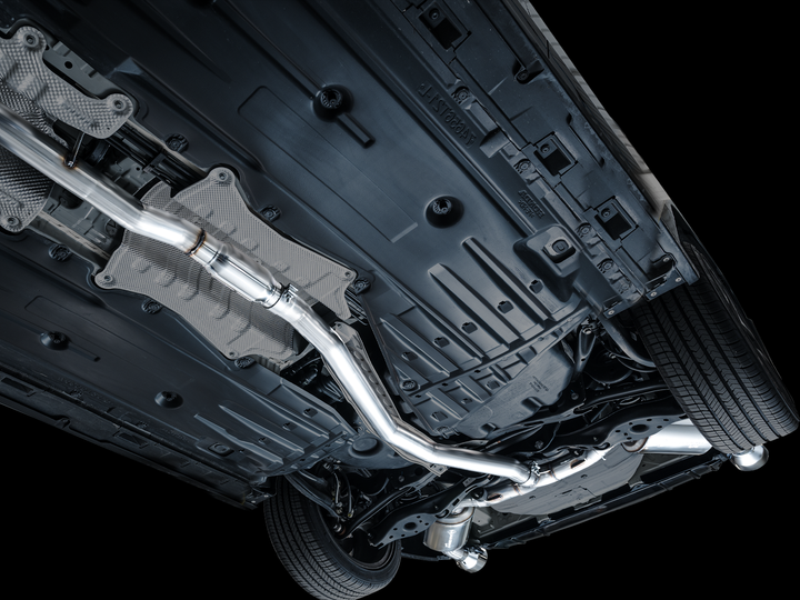 AWE Touring Edition Exhaust for FE1 Civic Si/DE4 Acura Integra - Chrome Silver Tips