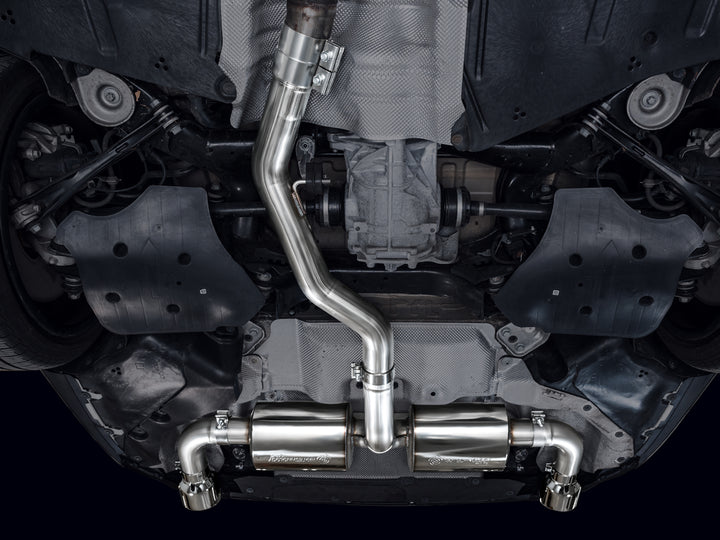 AWE Touring Edition Axle Back Exhaust for BMW G2X 330i/430i - Chrome Silver