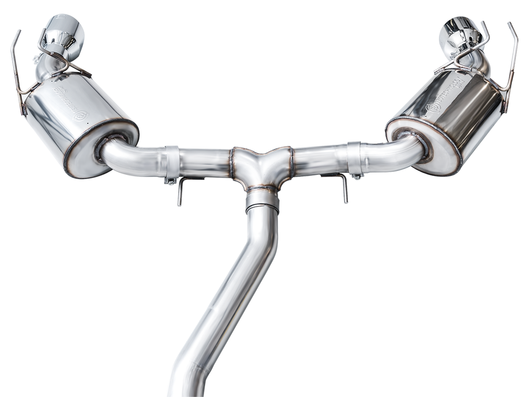 AWE Touring Edition Exhaust for FE1 Civic Si/DE4 Acura Integra - Chrome Silver Tips