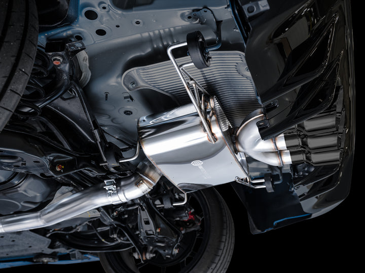 AWE Touring Edition Exhaust for FL5 Civic Type R - Triple Diamond Black Tips