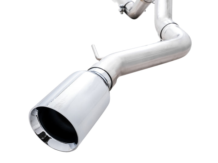 AWE 0FG Catback Exhaust for Ford Bronco with BashGuard™ - Single 5" Chrome Silver Tip