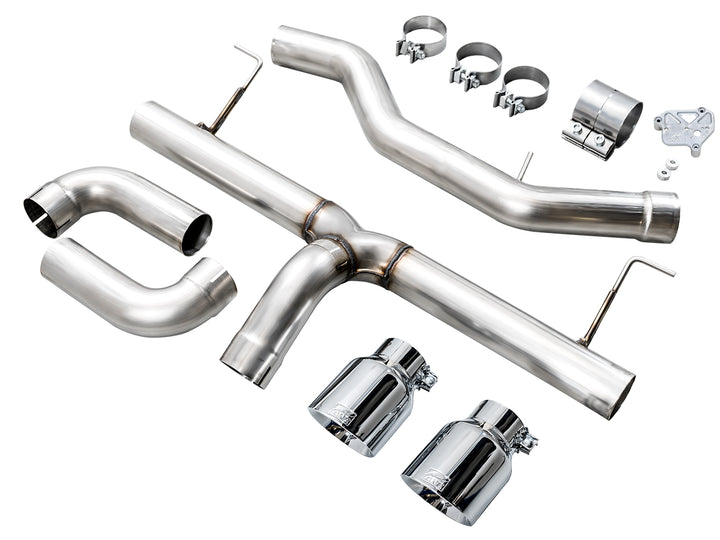 AWE Track Edition Axleback Exhaust for BMW G2X 330i/430i - Chrome Silver