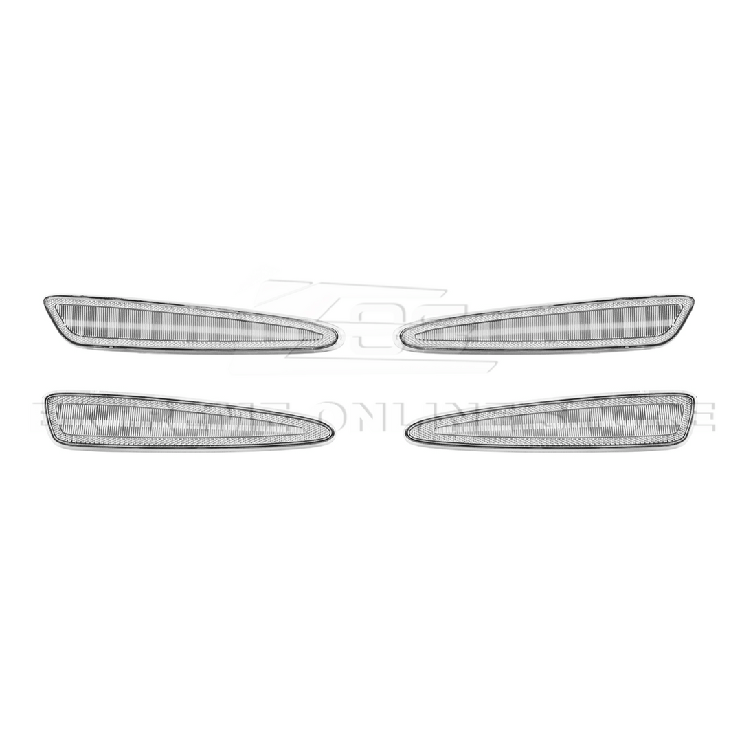 Corvette C6 Front &amp; Rear Amber Light LED Side Markers Pair