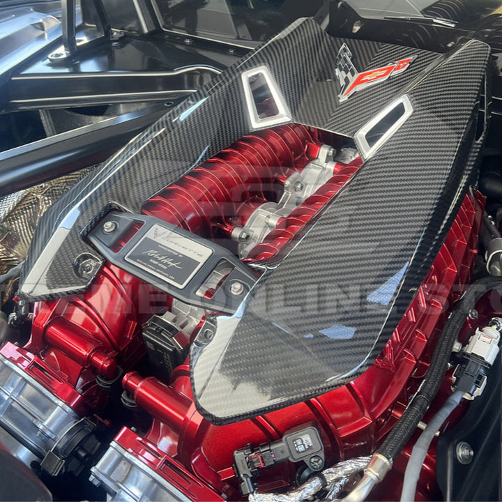 Chevrolet Corvette C8 Z06 DRY CARBON FIBER Engine Cover