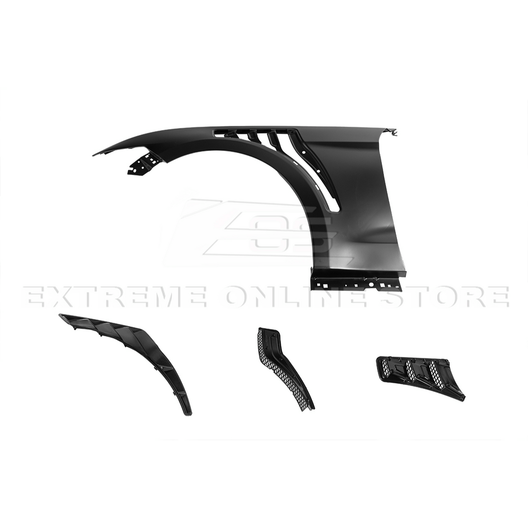 2015-17 Mustang GT500 KR Style Front Vented Fenders