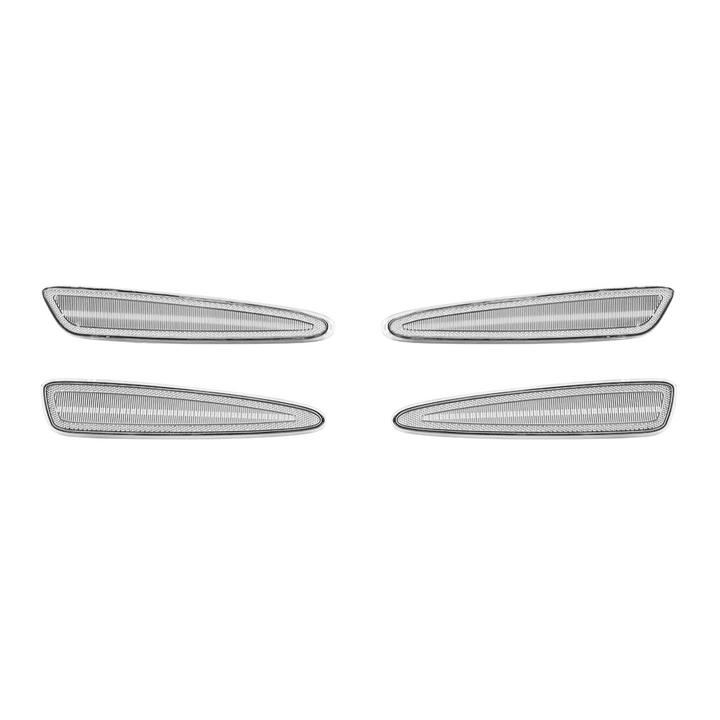 Corvette C6 Front &amp; Rear Amber Light LED Side Markers Pair