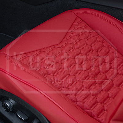 Corvette C8 Premium Custom Leather Seat Covers