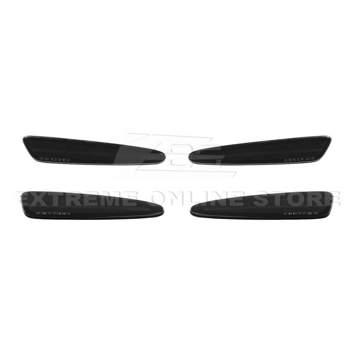 Corvette C6 Front &amp; Rear Amber Light LED Side Markers Pair