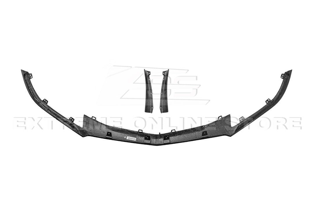 2016-19 Cadillac ATS-V Track Package Dry carbon Fiber Front Lip &amp; Side Wheel Arch