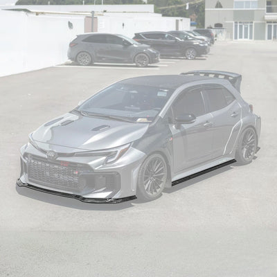 2025-Up GR Corolla GR Package Front Splitter Lip w/ Side Skirts