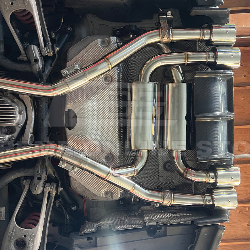 2015-20 BMW F80 M3 F82 M4 | 2.5" Piping w/ 3.5 " Quad Tips Axle Back Exhaust