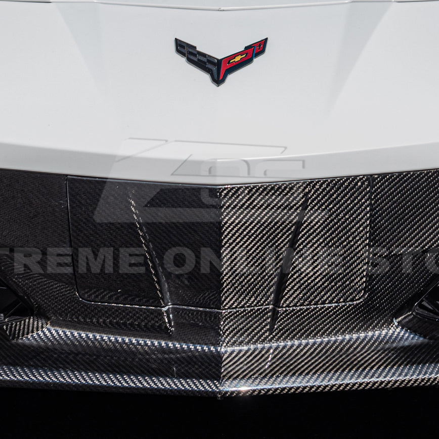 Chevrolet Corvette C8 DRY CARBON FIBER Fascia Panel Grille Cover