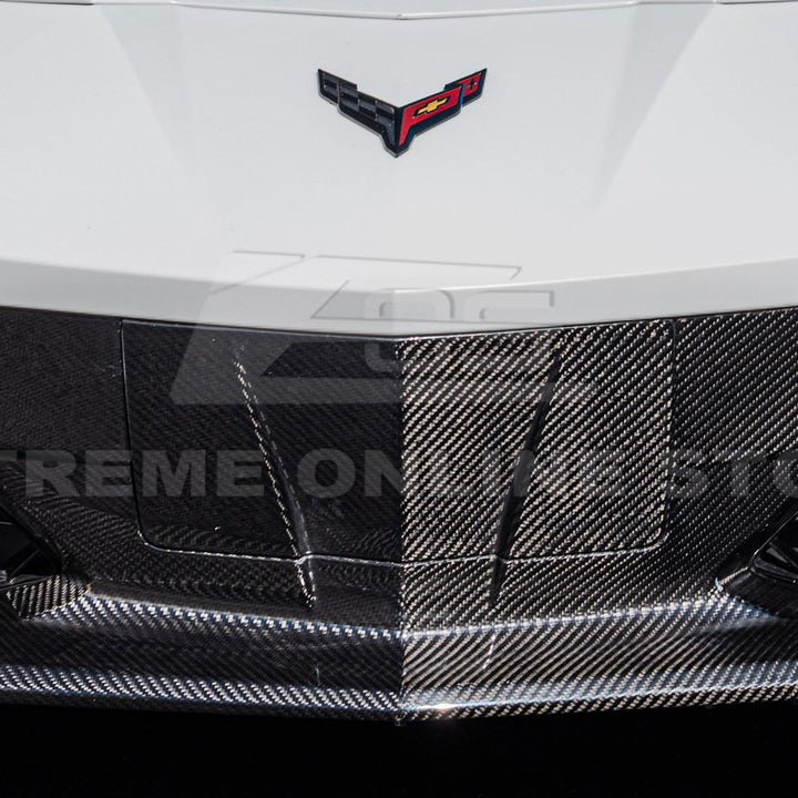 Chevrolet Corvette C8 DRY CARBON FIBER Fascia Panel Grille Cover