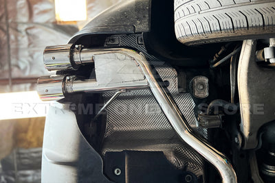 2014-2021 Porsche Macan Muffler Delete Axle Back Quad Tips Exhaust